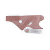 Stoffen sokje in Dusty Rose, opengevouwen, met de maataanduiding